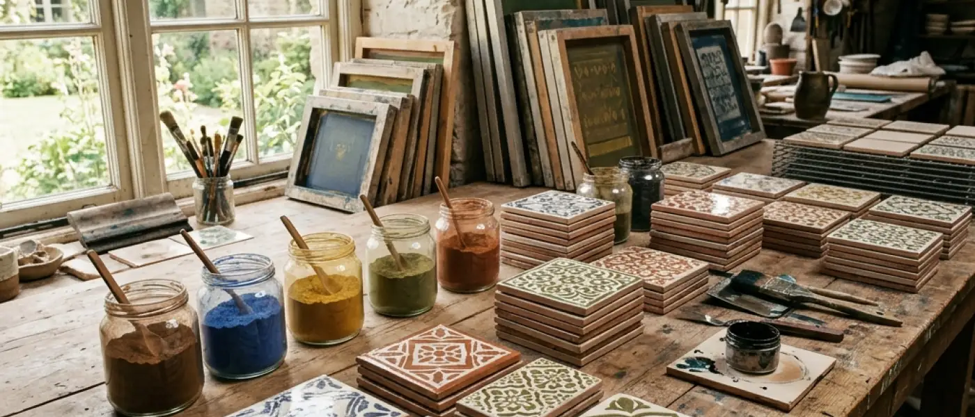 Matrix Tile Print studio