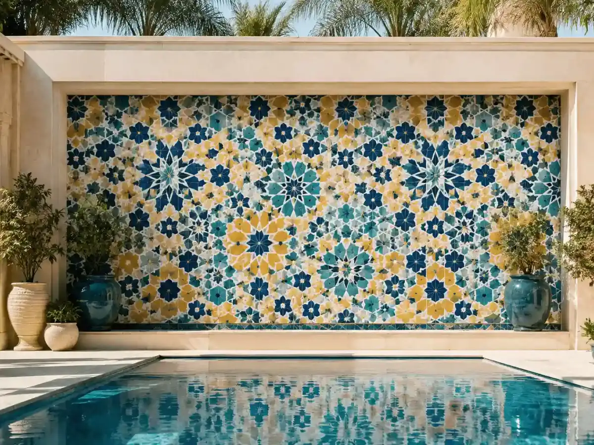 Where mosaic murals work best