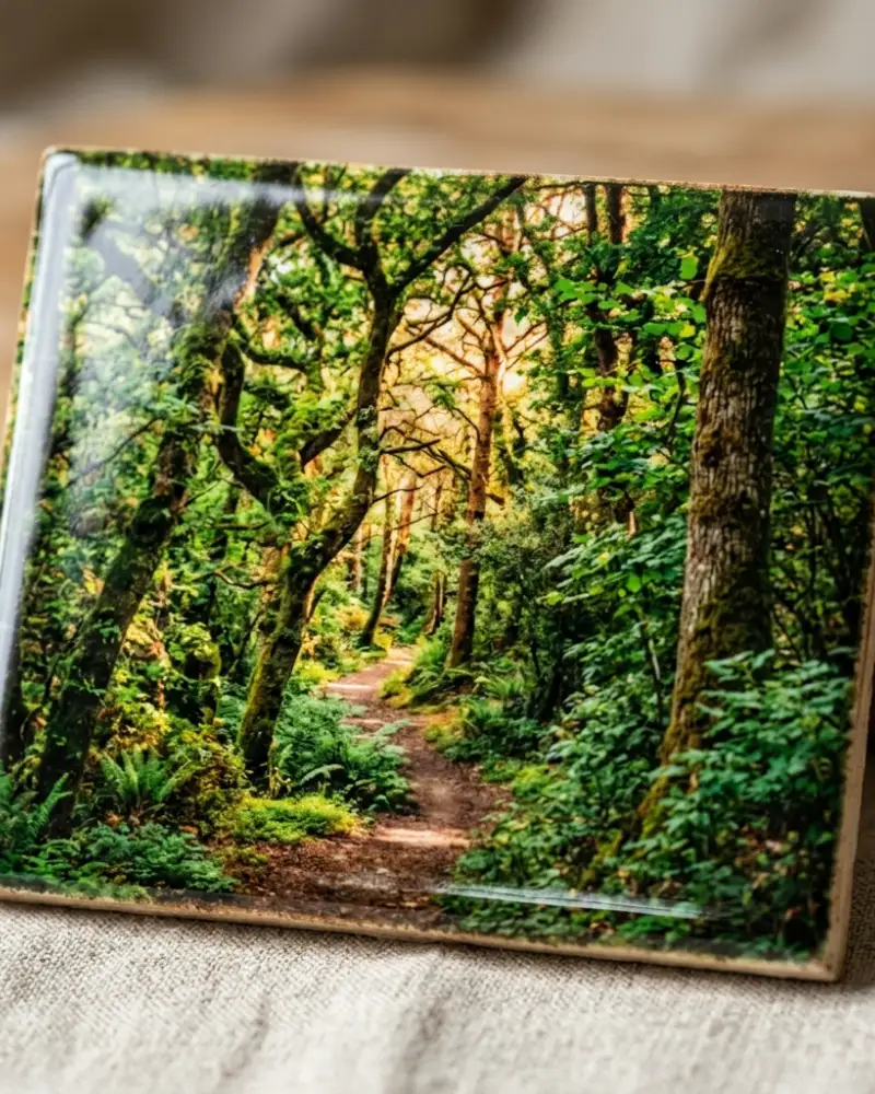 How we print your photo on a tile